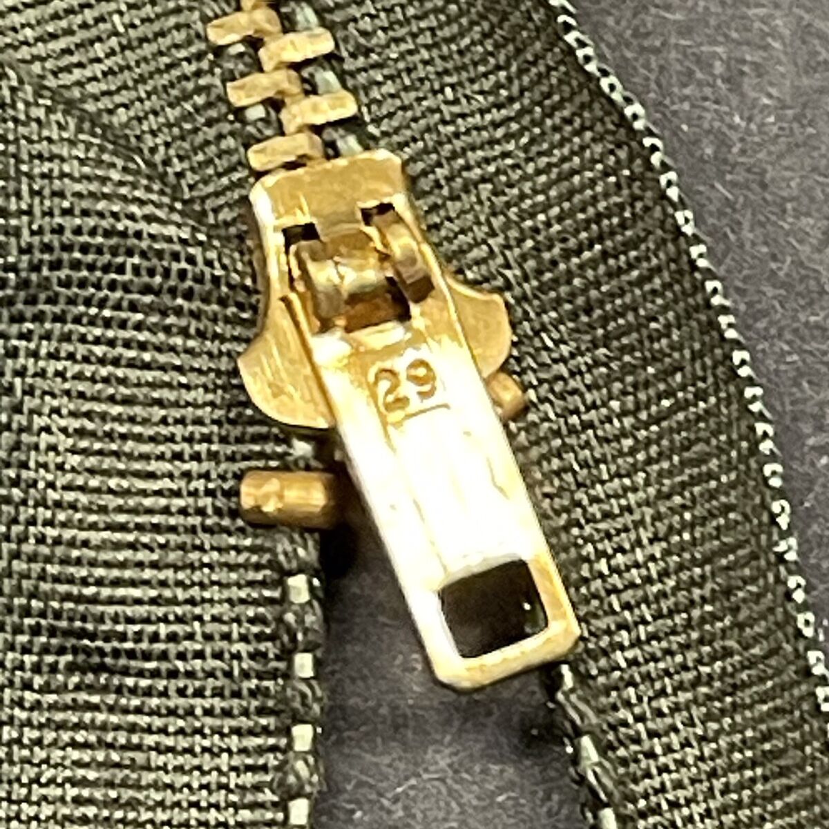 Serval Military 5.5 Inch Green Brass Zippers 5 Pc Lot Cotton Serval Military 5.5 Inch Green Brass Zippers 5 Pc Lot Cotton