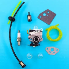 Carburetor w/ Gasket For Cub Cadet 3000 CC Weed Trimmer Carb Grommet Fuel Line