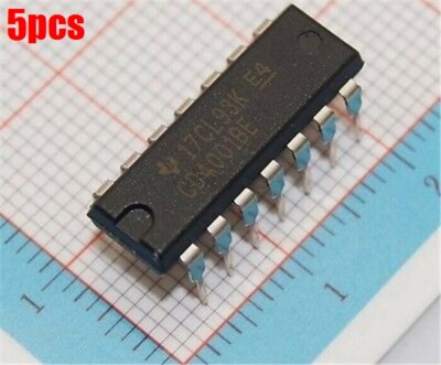 5Pcs DIP-14 CD4001BE DIP14 CD4001 Cmos Quad 2-Input Nor Gate iq