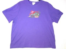 BONWORTH T-Shirt Top Blouse Size Large Red Hat Society