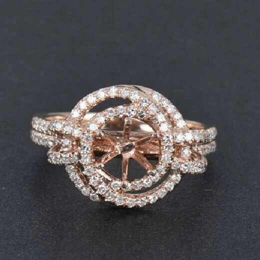Rose gold shop setting only