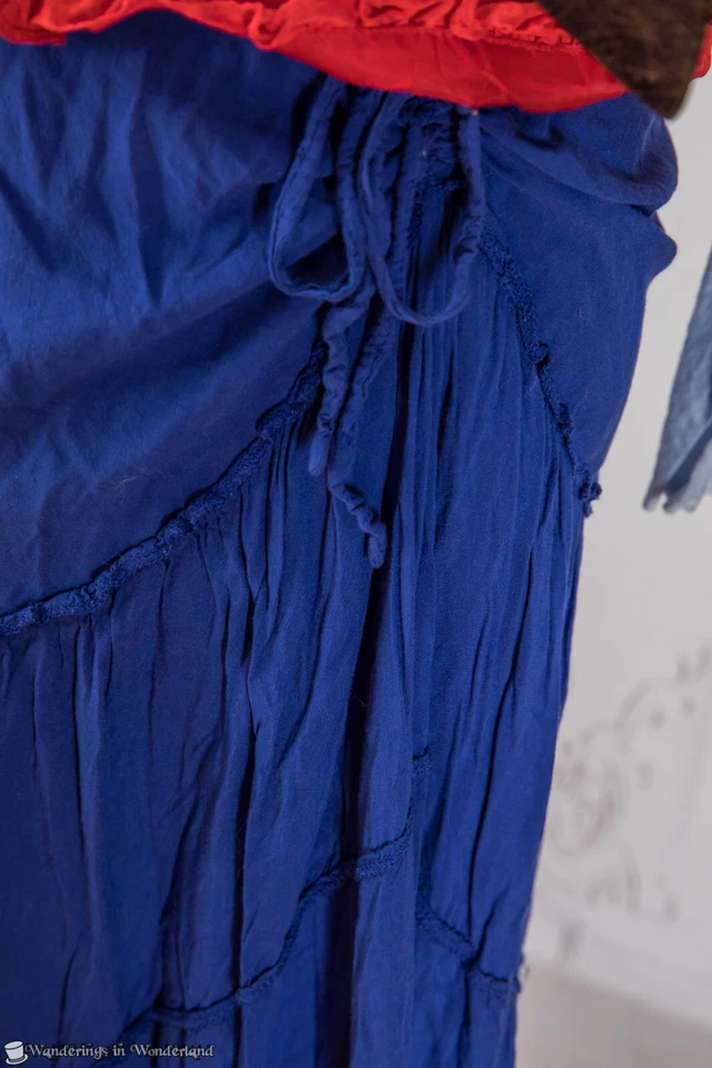 Пиратский наряд маленький красный синий женский фестивальный костюм крестьянин эпохи Возрождения - Изображение 4 из 4