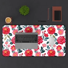 Beautiful Floral Desk Mat