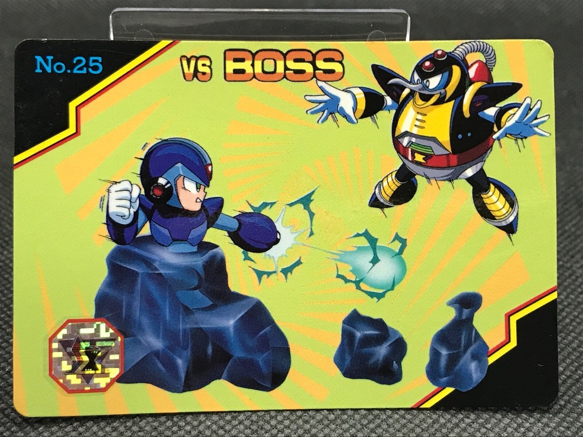 MEGA MAN X CARD DASS TCG CAPCOM BANDAI 1993 JAPAN Vintage Rare No