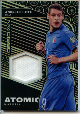 2019-20 Panini Obsidian Atomic Material Andrea Belotti - Italy #36/149