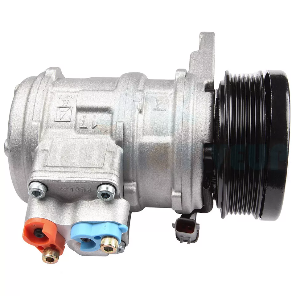 A/C AC Compressor for 1996-2000 Chrysler Town & Country Dodge Grand Caravan 3.3L - Image 3 of 4