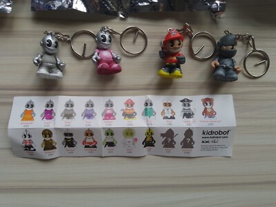Kidrobot Super Mini Series 4 lot of 4 inc super rare ninja