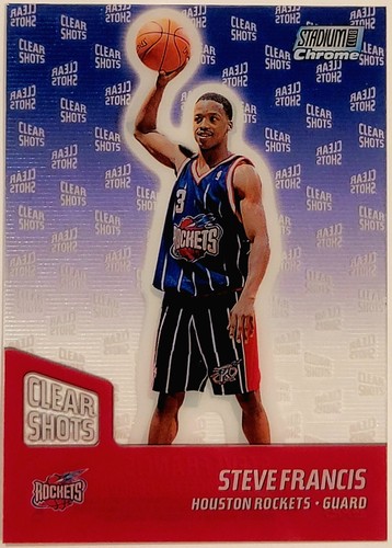 1999 Topps Stadium Club Chrome Steve Francis #CS3 card