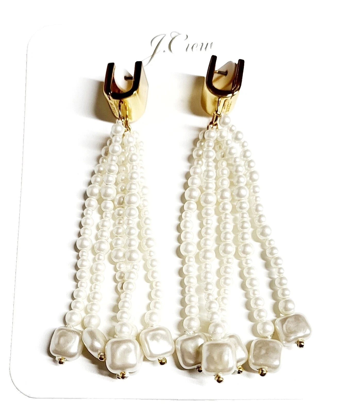J.CREW Pearl Brass Fashion Jewelry