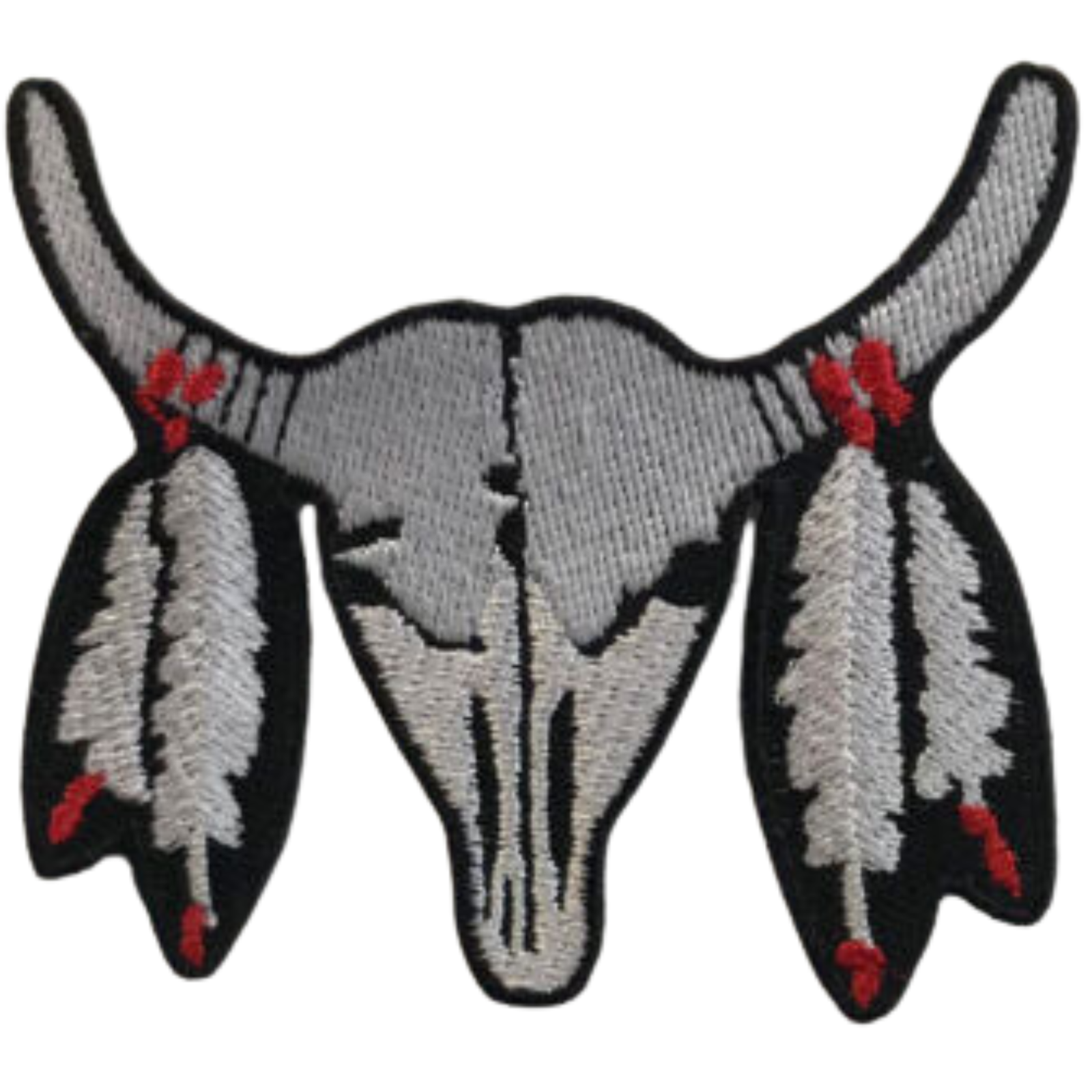 Buffalo Gothic Embroidered Iron-On or Sew-On Clothes Patch