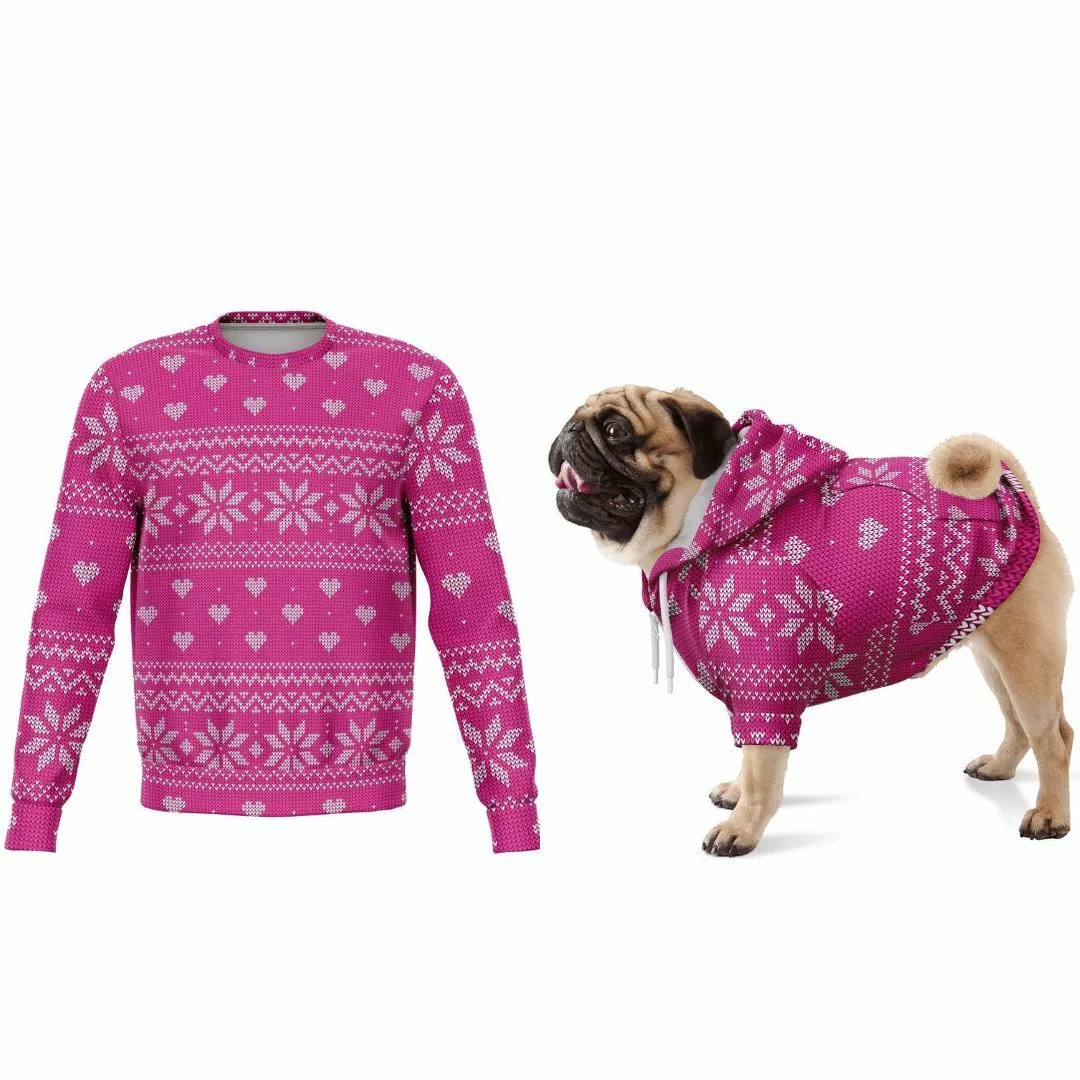 Matching pet and owner christmas deals sweaters