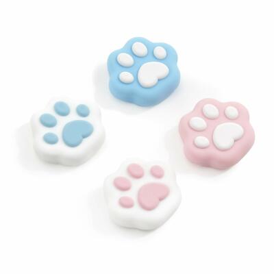 GeekShare Thumb Grips Set for Switch / OLED / Lite 4PCS Silicone Cat Paw Caps