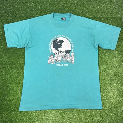 Vintage 1998 UTCAO Head Start Program 90s Promo T-shirt Men's XL 23x29 - READ
