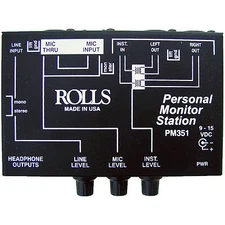 Rolls PM351 3 Channel Personal Monitor Station Headphone Mix