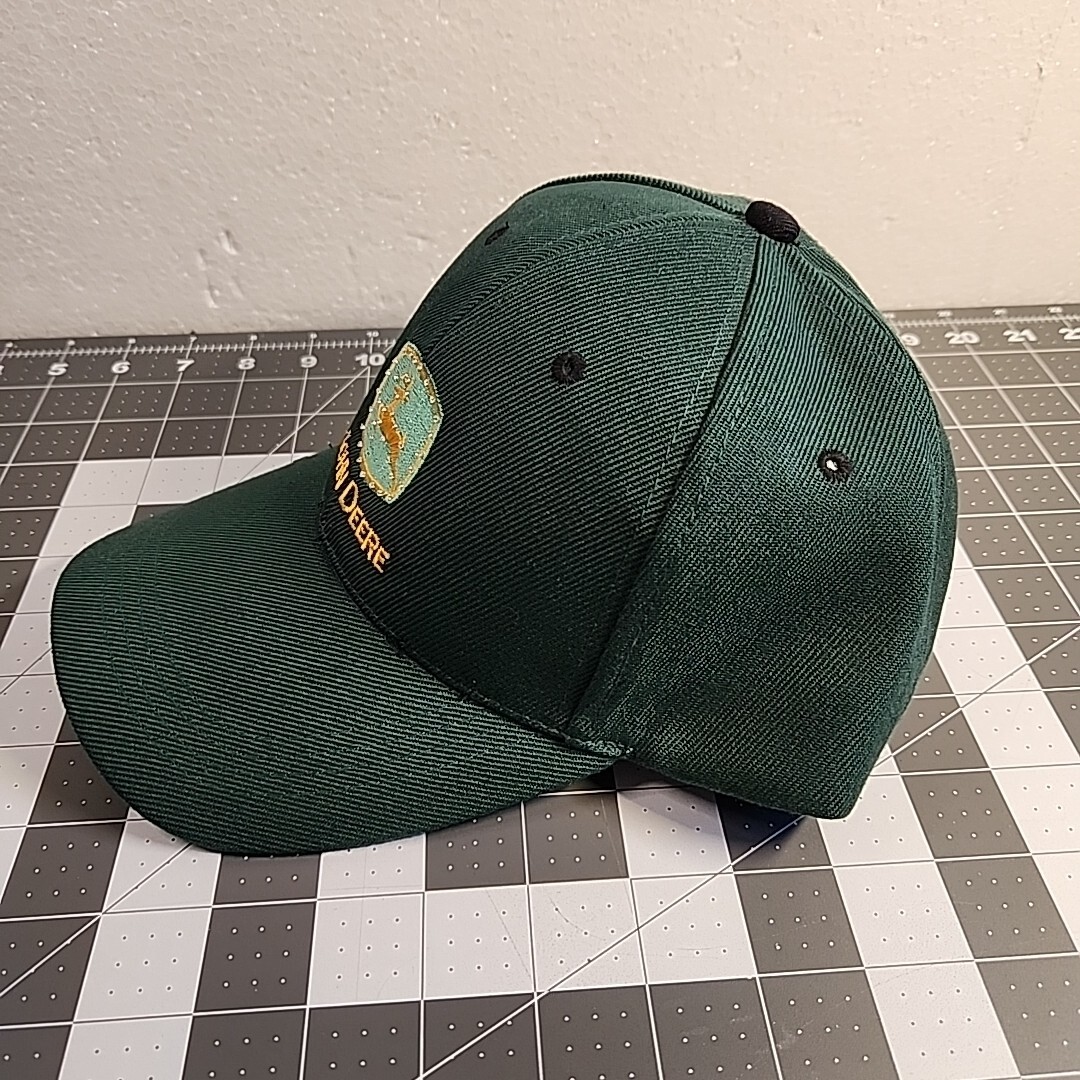 John Deere Cap Hat Light Up Patch Logo Green Adju… - image 3
