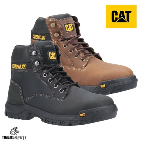 Caterpillar CAT Median S3 HRO SRA Mens Steel Toe Cap Safety Boots Work