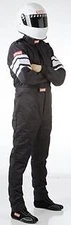 2XLarge Black Multi-Layer 1 Piece Race Driving Fire Safety Suit SFI 5 Rated