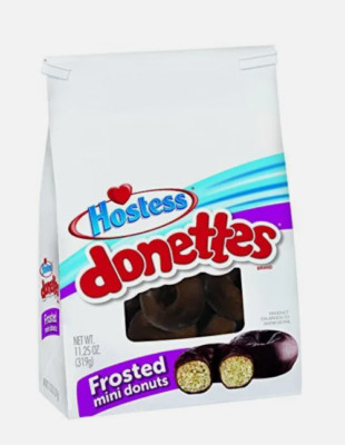 Hostess Donettes Mini Frosted Donuts, 11.25 Ounce (Pack of 6)