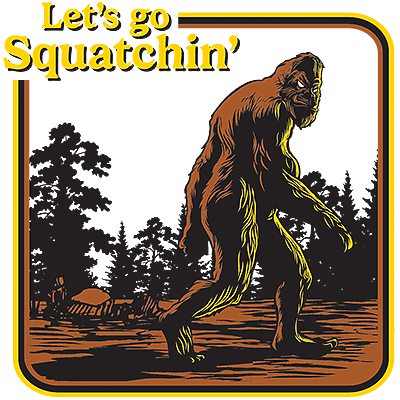 ALTRA T Shirt dalla S alla 2XL 3XL BIGFOOT LET'S GO SQUATCHIN UMORISMO DIVERTENTE ADULTO