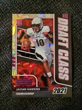 2021 Contenders Draft JAVIAN HAWKINS Draft Class Pink Cracked Ice /23 Louisville
