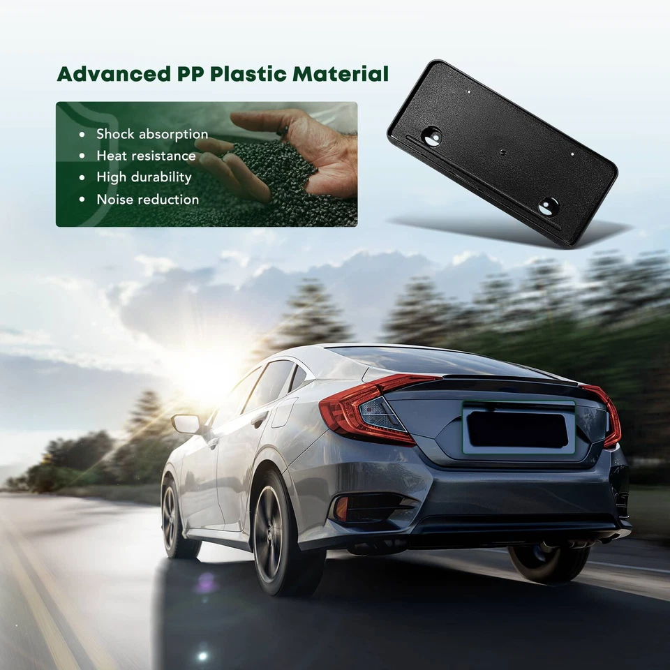 Soporte de matrícula delantero para Ford Explorer 1995 1996 1997 1998 F5TZ17A385D Foto 4 de 4