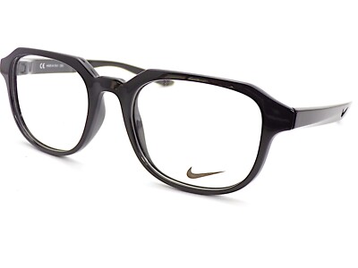 Nike Brille Brillengestell Schwarz Herren 52mm Eckig Style Eyeglasses 7303 001