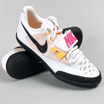 Nike Zoom SD 4 Track & Field Throwing Shoes White Pink 685135-102 Men s 10.5