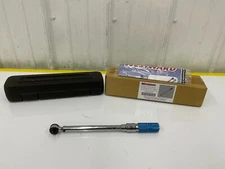 WESTWARD - 55JA91 Micrometer Torque Wrench  1/4 in Drive Inch-Pound Newton-Meter