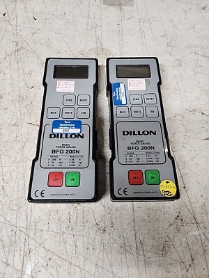 Dillon BFG-200N Force Gauge Lot Of 2 Used Untested