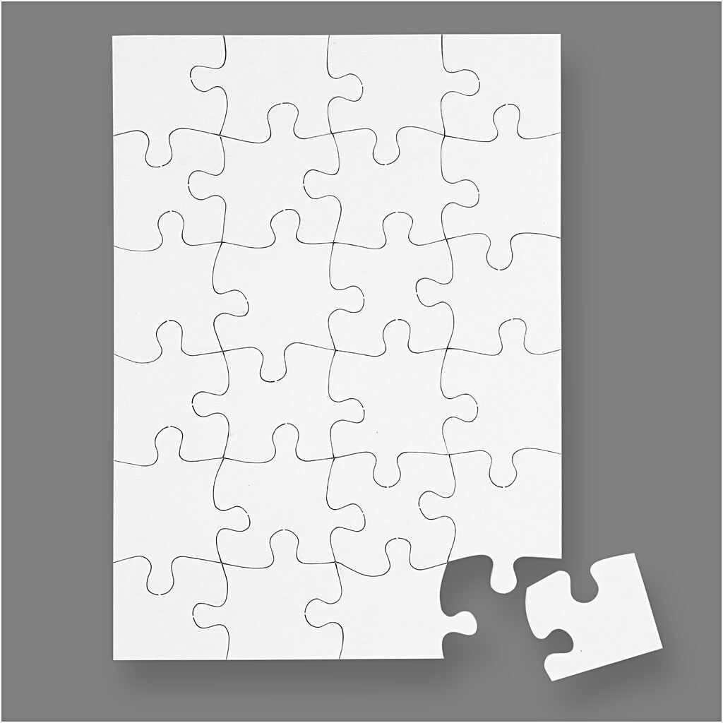 Blank Jigsaw Puzzle Templates  Make Your Own Jigsaw Puzzle for