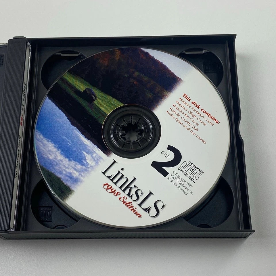 Links LS 1998 Edition (PC CD-ROM, 4-Disc) | Access Software | Golf Simulator - Image 3 of 4