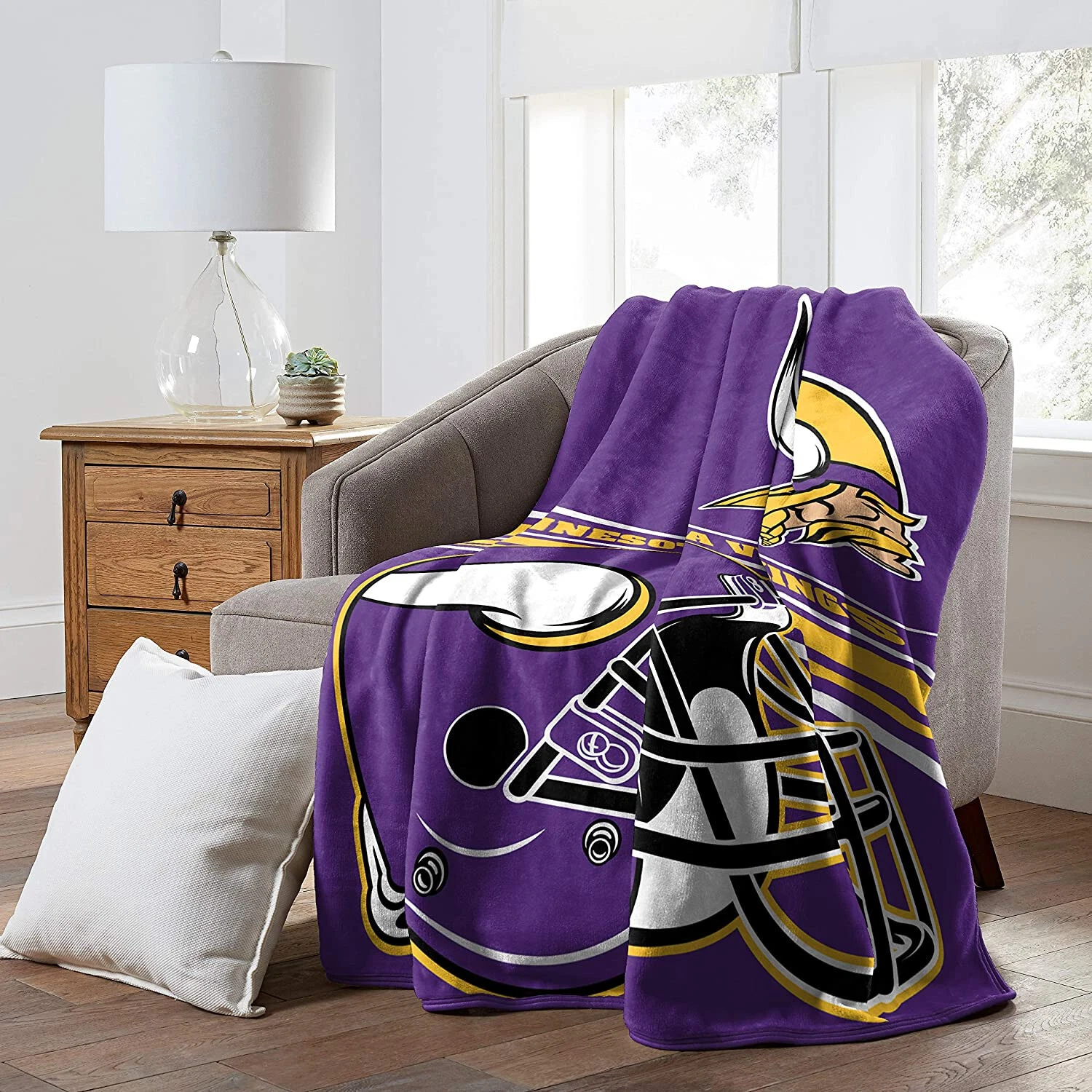 Minnesota Vikings football Fleece Blanket