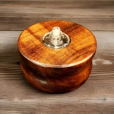 Vintage Hand Made Signed BILL WOODALL Oil Lamp Unique