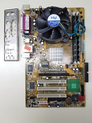 Asus P5GPL-X SE Rev 1.01G + Pentium 4 3GHz + 1.5GB + I/O Shield Combo TESTED