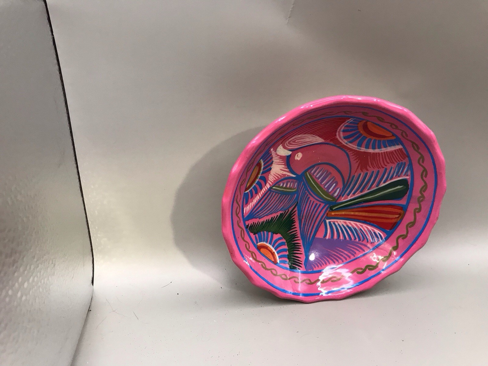 5.5 In Hand Painted 3 Footed Bowl