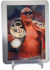 George Foreman Limited Ed. Art Card 6 #27/50 Autograph Signed by Edward Vela