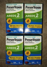 PreserVision AREDS 2 Eye Vitamin Supplement - 120 Count X 4  480 Mini Soft Gels
