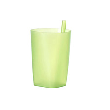 Candy Color Baby Sippy Cup with Straw Plastic Children Training Water Cup Toddle