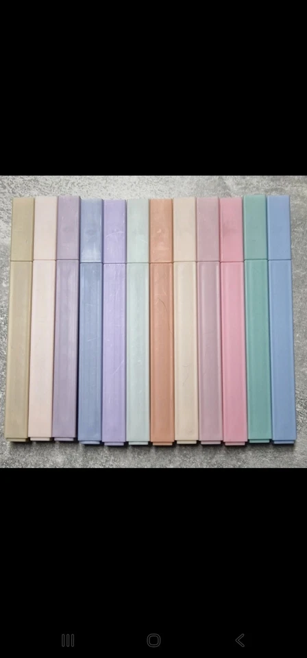 Textmarker Pastell Set 12 Stück – Highlighter Marker Stifte Bunte Farben Schule