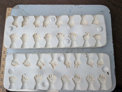 Noggins Hands Vintage Slip Casting Ceramic Mold