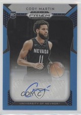 2019-20 Panini Prizm Draft Picks Carolina Blue 2/30 Cody Martin #36 Auto r4i