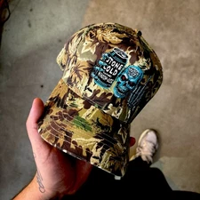 stone cold steve austin camomesh Back Trucker  hat vintage