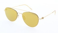 Montblanc MB0001S-003 Gold Aviator Sunglasses