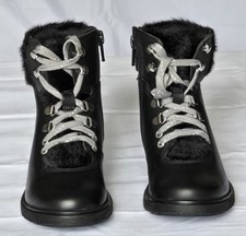 Image of CLARKS "ASTROL HIKER" GIRLS' BOOTS. BLACK. SIZE UK 10.5 G. NEW.
