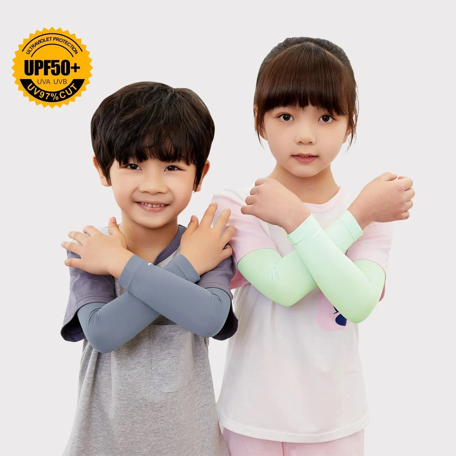 Kids Ice Silk Cooling Arm Sleeves UV Sun Protection Breathable Summer Arm Cover
Opens in a new windo
