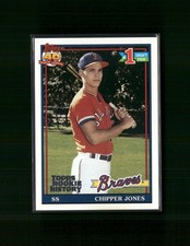 2018 Topps Archives Topps Rookie History #333 Chipper Jones