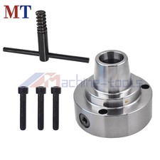 5" 5C Collet Chuck Closer Lathe Plain Back Tools Kit Accessory 0.0006 TIR