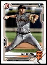 2021 Bowman Draft #BD-162 Eric Silva