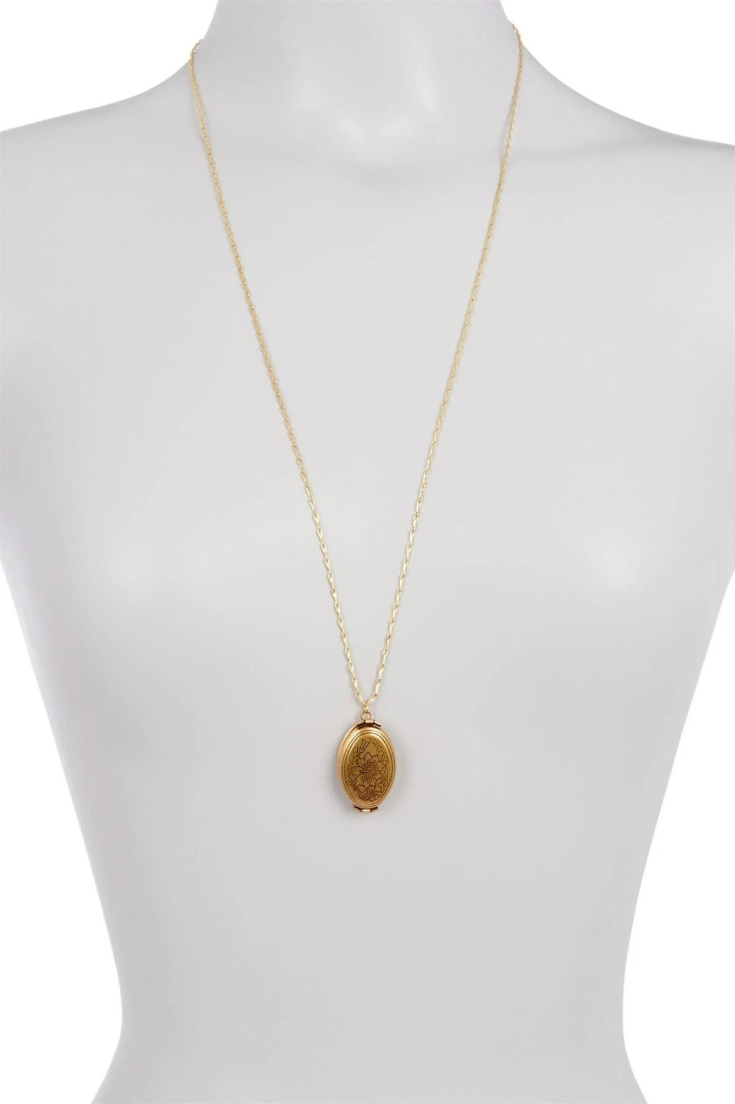 Gold Multi Photo Locket Necklace Expandable Family Memory Keepsake Pendant Gift