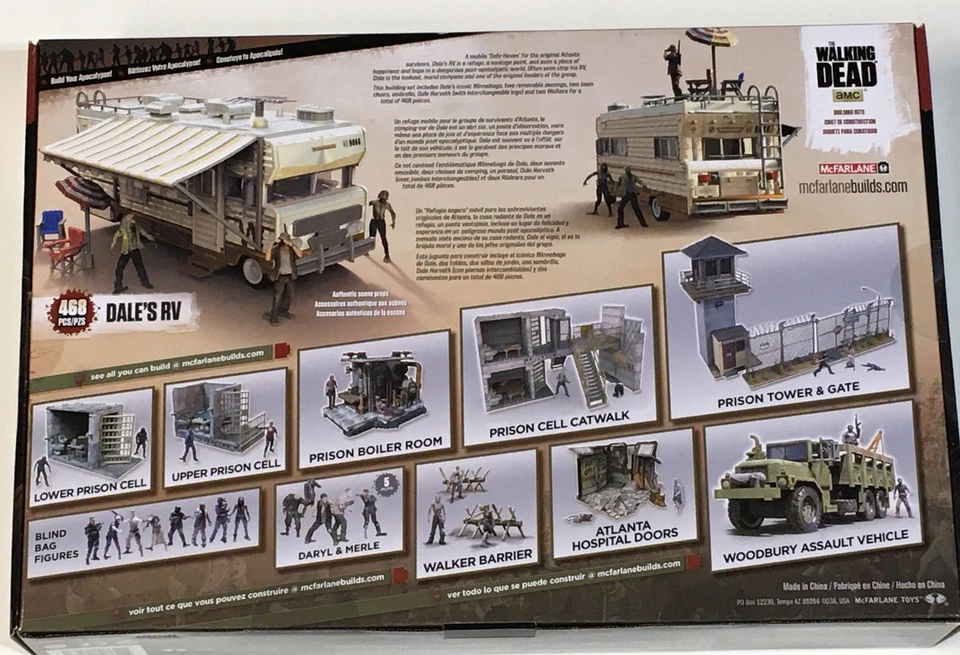 THE WALKING DEAD - DALES'S RV CAMPER - MCFARLANE 14528 BUILDING SET 468 PCS - Image 2 of 4